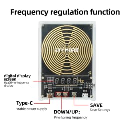 7.83HZ Schumann Wave Generator DC5V 0.01-99999HZ Adjustable Frequency Schumann Sine Wave Signal Generator Type-C Interface