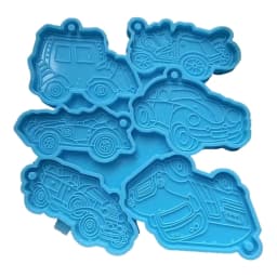 Silicone Mold for Earring Pendant Holographic Hexagon Earring Resin Mold Rainbow Light Earring Keychain Charm Epoxy Mold