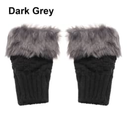 Winter Half Finger Elastic Thicken Warm Warm Mittens Knitted Gloves Faux Rabbit Hair Gloves