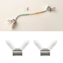 4/8/10Pcs Stainless Steel Bead Stoppers Creative Bead Wire Ends Jewelry Beading Stringing Wire Tools for Jewelry Making