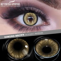 EYESHARE 1 Pair Aurora Europe Colored Contact Lens Yearly Use Cosmetic Colored Contacts Lenses for Eyes Beauty Contact Lenses