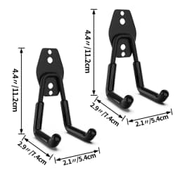 Heavy Duty Metal Hook Garage Organizer Wall Mount Anti-slip Bicycle Hanger Hooks Storage Hook For Ladders Garden Tool