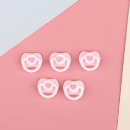 5Pcs Lovely Mini Doll Pacifier Play House Supplies Dummy Nipples For OB11 BJD Doll Baby Dolls Kids Toy Baby Pacifier Accessories