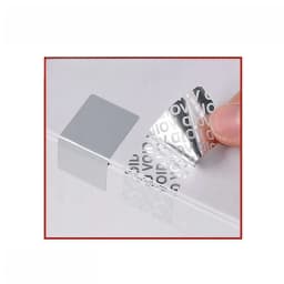 VOID Anti-counterfeiting Label Sticker Anti-tear Tamper-proof Silver Self-adhesive Printing Label Paper Need Ribbon