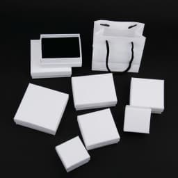 White Frosted Jewelry Packaging Box for Ring Earring Bracelet Necklace Organizer Storage Jewelry Display Gift Box 1pcs