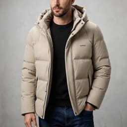 High Quality Mens New Parkas Fluffy Warm Puffer Coat Korean Style Versatile Casual Detachable Hood Parkas Cold Resistant Coat