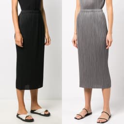 YUDX Miyake Female Stars With The Same Opaque Solid Color High Waist Pleated Half Skirt Pleated 2025 Summer Package Hip Skirt