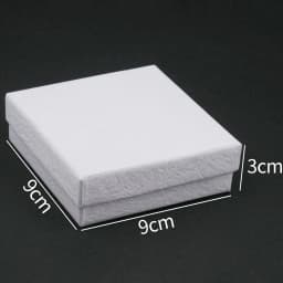 1Pcs Jewelry Packaging Gift Boxes Bags For Ring Necklace Bracelet Earrings Rectangle Cardboard With Sponge Jewelry Storage Box
