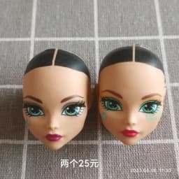 1/6 Makeup Doll Head Girl Dressing DIY Toy Parts Children Favor dongcheng san doubao