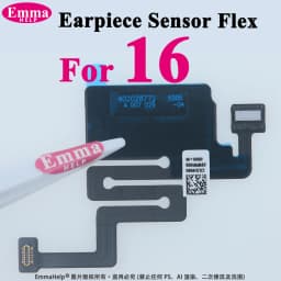 Earpiece Sensor Proximity Flex Cable Light for iPhone 16 Pro Max 15 Plus 14 17 Pro Mic Ear Speaker Microphone Repacement