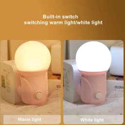 Modern Bedside Night Light Lamp Kids All Night 220V Led Lights Plug In Wall Night Lights For Bedroom EU Plug Night Lamp Romantic