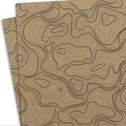1pc Contour Line Pattern KYDEX Thermoplastic Sheet Board For Holster Knife Sheath Scabbard Plate Cover DIY Making Material