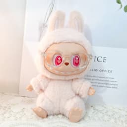 Labubu Doll Clothing Academy Cool Shadow Uniform Set 17cm Plush Doll Clothing Accessories Labubu I II Idol Doll Sitting Party