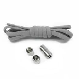 Semicircle No Tie Shoelaces Metal Lock Elastic Sneaker Shoestrings Adjustable One Size Fits All Shoe Laces Shoes Accessories