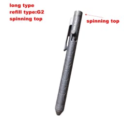 Titanium Alloy Pen With Spinning Top Collection Writing Multi-functional Portable Outdoor EDC Tools