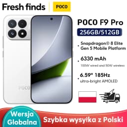 Poco F9 Pro Global Version Smartphone Snapdragon 8 Elite Gen 5 200Mp 6.59" 185Hz Display 6330Mah Battery