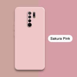 Original Square Liquid Silicone Case for Xiaomi Redmi 9 9A 9i 9T Power Camera Protective Cute Phone Back Cover Redmi9 T Fundas