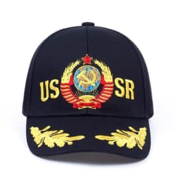 Russian National Emblem CCCP USSR Embroidered Baseball Cap Cotton Adjustable Baseball Hats Snapback Caps For Man Women Unisex