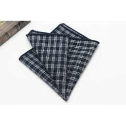 24CM Striped Brown Pocket Square British Style Cotton Linen Handkerchief Casual Plaid Cravat Tuxedo Hanky Suit Shirt Neckwear
