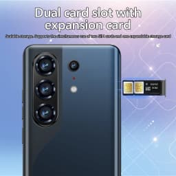 K-Touch C26 Ultra Mobile Phones Android 15 Smartphone 7.3 HD Cell Phone 22GB 2TB 8000mAh Face Unlock 5G Dual SIM 16+48MP Camera Cellphones For Men Women