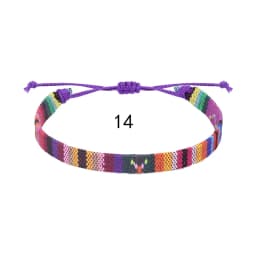 Woven Ethnic Nepal Bracelet Boho Women Men Fabric Thread Rope Hand Wrist Strap Weave Braid Wristband Luck Friendship Knot Bangle