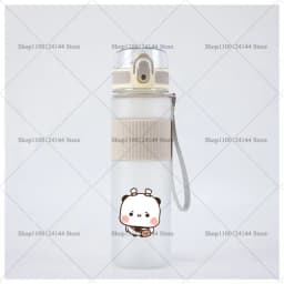 Bubu Dudu Water Bottle Yier Bear Panda Girl Boy Large Capacity Sports Kettle Transparent Cold Water Cup Outdoor Portable 550ml
