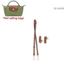 Genuine Leather Shoulder Strap Fit For Longchamp Mini Le Pliage Punch Free Crossbody Bag Strap Accessories