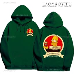 Duff Beer Hoodie Funny The Simpsons Duff Classic Beer Graphic New in Hoodies & Sweatshirts Pullover Sweatshirts Men Women Tops
