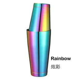 Stainless Steel Boston Shaker Bar Shaker with Different Surface Finish -2 Piece Cocktail Shaker, 15-Ounce and 25-Ounce