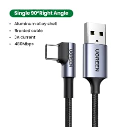 [2 Pack] UGREEN 3A USB Type C Cable For Xiaomi Samsung S25 S24 Fast Charging USB Data Cable 18W For iPhone 17 16 iPad Poco USB C