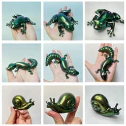 for Frog Snail Animal Crafts Silicone Mold Epoxy Jewelry Mold Resin Casting Pendant Mold Suitable for Diy Crafts F0S4