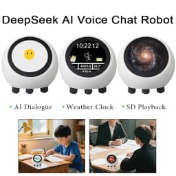 XiaoZhi AI Voice Chat Robot DeepSeek ESP32-S3 1.28inch LCD Display N16R8 Electronic Eye Clock Desktop espHome Assistant