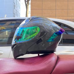 Modular Filp up Motorcycle Helmet Full Face Racing Helmet Dual Visors DOT Approved motosiklet kaskı
