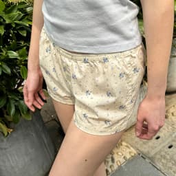 Women Elastic Summer Shorts Casual Striped Print Patchwork Loose Short Pants for Vacation Beach Club Streetwear