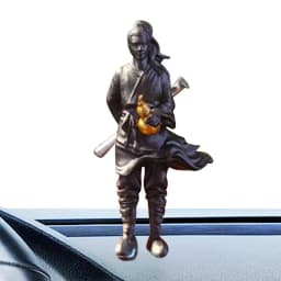 Chinese Knight-Errant Ornaments Knight-Errant Statue Ornament Chinese Ancient Style Resin Miniature Ornaments For Aquarium SUVs