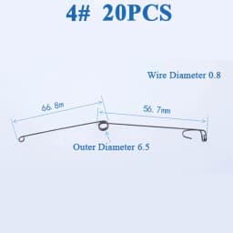 20pcs Stainless Steel Camping Automatic Fishing Device Universal Fishing Tackle Artifact Spring Ejection Hook Fishing Hook