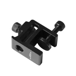 360 Degree Rotation Table Mount Clamp Aluminum Alloy Lantern Stand Clip Adjustable Height Camping Lamp Pole Table Clip for Table