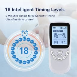 Rechargable EMS Tens Muscle Stimulator 36 Modes 20 Intensities Levels Full Body Massager ack Waist Knee Muscle Relaxation Device