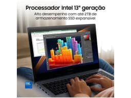 Samsung Galaxy Book4 Intel Core i5 8GB RAM SSD 512GB 15,6 "Full HD Windows 11 NP750XGJ-KG3BR