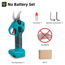 NEWBENY 30mm Brushless Electric Pruning Shears 4 Gear Cordless Garden Fruit Tree Bonsai Beautify Tool For Makita Battery Pin