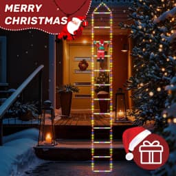 1/3M Santa Claus Climbing Ladder String Lights USB 8 Modes LED Lamp Christmas Decoration for Garden Cristmas Tree New Year Gift