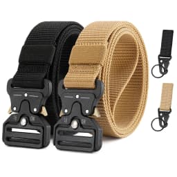 Men's Belt Outdoor Hunting Tactics Belt Multi functional Buckle Nylon Belt High Quality Marine Corps Canvas Belt 125cm