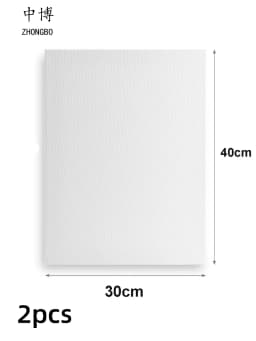 2pcs/4pcs 30x40cm 100% Cotton 280g Blank Stretched Canvas Oil Acrylic & Pouring Art
