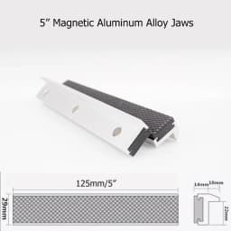 Vise Magnetic Protective Cover 4-8'' Jaws Protect Cover Aluminium Alloy Rubber Hand Tools Bench Vise Protector Accessories