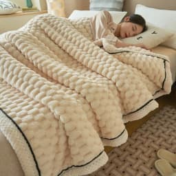 Turtle Velvet Spring Autumn Warm Blankets for Bed Soft Fluffy Comfortable Coral Velvet Throw Blanket Sofa Single Double Blanket