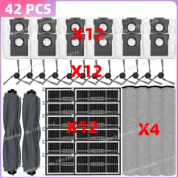 Fit For MOVA S70 Roller/ S70 Ultra Roller/ S70 Pro Roller, Trouver S70 Pro Roller Tricut Side Brush Filter Roller Mop Cloth Bag