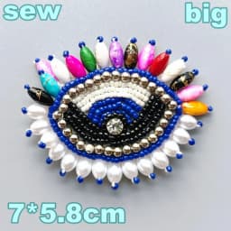 Embroidery Sequined Alphabet Pearl Letter Cross Patch,sequins Heart Beaded Eye Patches Badges Appliques for Clothing WF2210252