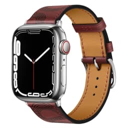 Leather strap For Apple watch band 44mm 45mm 49mm 41mm 40mm Accessorie wristband correa bracelet iWatch series 9 7 8 SE ultra 2