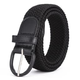 Women's Elastic and Elastic Woven Belt in One Outfit, Casual and Versatile Denim Belt for Men and Women