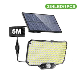 Solar Light Outdoor Super Bright Motion Sensor Solar Strong Power 234LED Garden Wall Lamp IP65 Waterproof 3 Working Mode